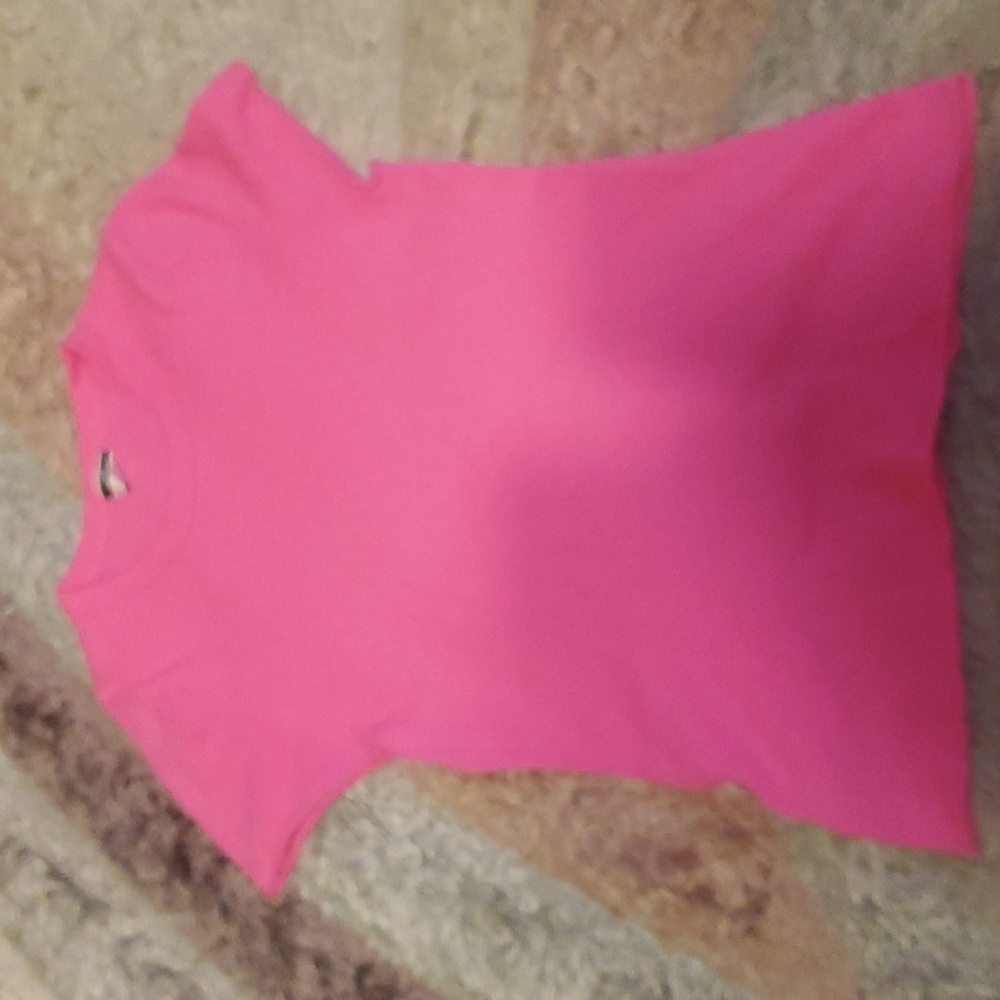 J. Crew Hot Pink Short-Sleeve Sweater